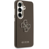 Guess Grained Big 4G Metal Logo Case For Samsung Galaxy S26+ - Brown - (GUE005352-0)
