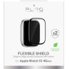 Puro Flexible Shield Protective Film With Applicator For Apple Watch 10/11 46mm - Black - (PUSDFRAW46BLK)