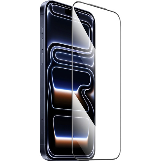 Hoco Tempered Glass Premium Series G14 0.33mm Hd Full Screen Large Arc Edges Protection Hd 3D ��� Apple ��� 10 ���. - (Iphone 17 Pro)
