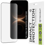 Techsuit - 111D Full Cover / Full Glue Glass - Huawei Mate 80 Pro - Black