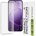 Techsuit - 111D Full Cover / Full Glue Glass - Oppo A6x 4G / A6x 5G - Black