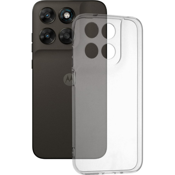 Techsuit - Clear Silicone - Motorola Moto G77 / G67 - Transparent