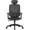 VERO Office Chair Ergostyle 2040 Black With Headrest - (OCM2040M)