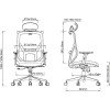 VERO Office Chair Ergostyle 2040 Black With Headrest - (OCM2040M)