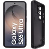 Volte-Tel ���� Samsung S26 Ultra 5G 6.9'' Silicon Tpu With Strap Full Camera Protection Black With Black HEARTS