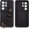 Volte-Tel ���� Samsung S26 Ultra 5G 6.9'' Silicon Tpu With Strap Full Camera Protection Black With Black HEARTS