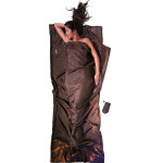 COCOON sleeping bag Adult Rectangular sleeping bag Silk Brown - (ST40)