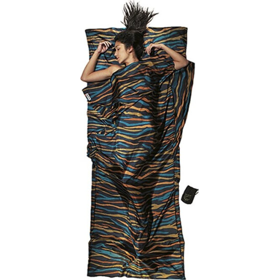 COCOON sleeping bag Adult Semi-rectangular sleeping bag Silk Multicolour - (ST67)
