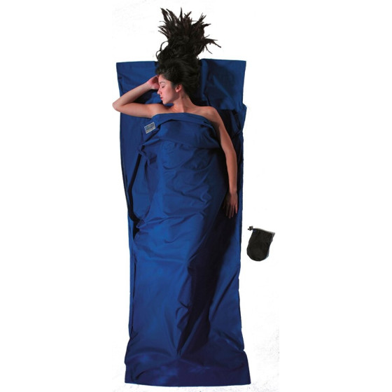 COCOON TravelSheet Rectangular sleeping bag Cotton Blue - (CT80)