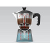 Maestro 6 cup coffee machine black - (MR-1666-6-BLACK)
