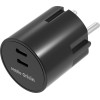 Mobile Origin 30W Charger Plug PW33 - 2x USB-C, black - (MO-PW33-BLK)