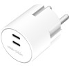 Mobile Origin 30W Charger Plug PW33 - 2x USB-C, white - (MO-PW33-WHT)