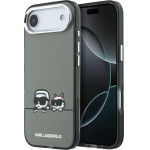 Karl Lagerfeld IML K&CH Heads Logo MagSafe Case for iPhone iPhone Air Black - (KLHMP17M6HPKACK)
