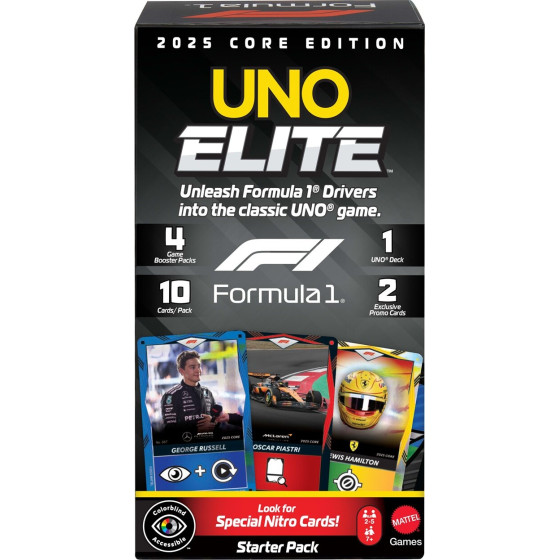 Mattel Uno: Uno Elite F1 (JLV42)