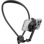 Usams Neck Mount For Phones Joygo JOY02 Neck Mount With Magnetic Mount Black - (JOY0201)