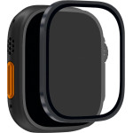 Puro Tempered Glass With Titanium Bezel For Apple Watch Ultra / Ultra 2 / Ultra 3M - Black - (PUSDGFSAW49BLK)