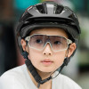 Rockbros LK-67 Youth Bike Helmet With Detachable Visor 54-58 Cm - Black - (Rockbros-100050001)