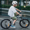 Rockbros LK-67 Youth Bike Helmet With Detachable Visor 54-58 Cm - White - (Rockbros-100050002)