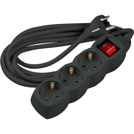 Technik ��������� 3 ������ �� �������� & 1.5 mm� ������� ������ 16A ����� 3m - (MT3W3MS1,5-BK)