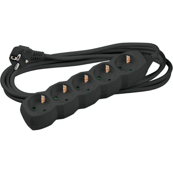 Technik ��������� 5 ������ �� 1.5 mm� ������� ������ 16A ����� 1.5m - (MT5W1,5M1,5-BK)