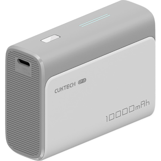 Cuktech 30W 10000mAh Power Bank 1C1A - CP13- Gray Color - (CUK0PB100DGR)
