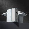 Cuktech AD1003EU 100W Gan 2x USB-C + USB-A Wall Charger With Cable - White - (CKAD1003EUGW)