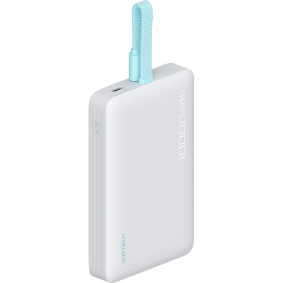 Cuktech CP132ML 10000 Mah Magnetic Power Bank - White - (CKWPB100LGLGR)