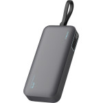Cuktech LPB200N 40W 20000mAh Powerbank With Integrated Cable - Gray - (CUKL200NGLGR)