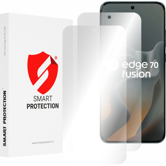 Smart Protection - Premium Classic (2 pack) - Motorola Edge 70 Fusion - Clear