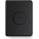 Satechi Locator Compatible With Apple Find My Findall Passport Cover Shape Vegan Leather ST-Vpck black