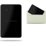 Satechi Locator Compatible With Apple Find My Wallet Card Shape ST-Lfawck black