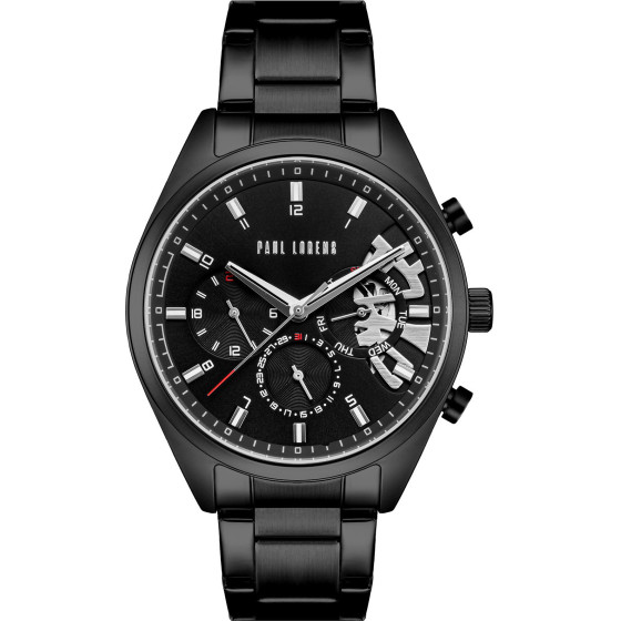 Paul Lorens Male Watch - (zg387a) + Box - (PL20003B-1A5)