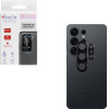 Volte-Tel Camera Glass Cover Samsung S26 Ultra 5G 6.9'' 9H 0.30MM 3D Ar ALUMINIUM-Electroplating Frame BLACK