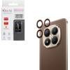 Volte-Tel Camera Glass Cover Xiaomi Redmi Note 15 Pro Plus /Poco M8 Pro 5G 6.83'' 9H 0.30MM Easy Application GOLD