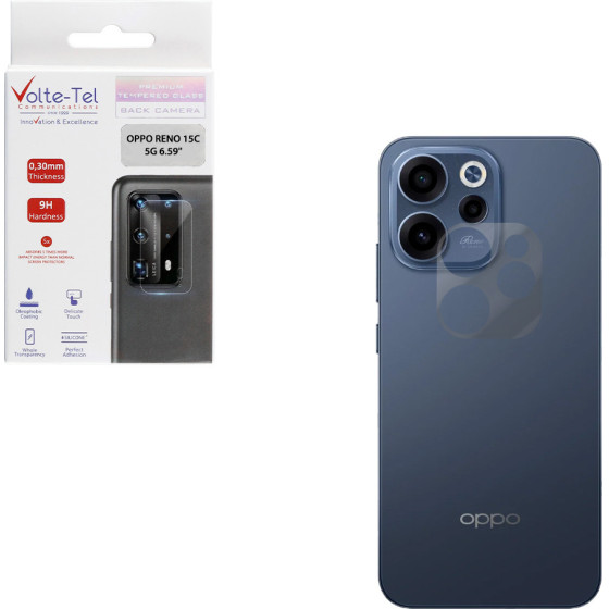 Volte-Tel Tempered Glass Oppo Reno 15C 5G 6.59'' 9H 0.30mm For CAMERA