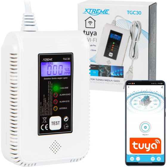 Blow TGC30 Wifi Tuya Carbon Monoxide And Gas Detector - (50-643#)