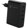 Natec Mobile Device Charger Laptop, Smartphone Black Ac Fast Charging Indoor - (NUC-2234)
