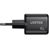 UNITEK 2x Gan 45W Mains charger, 2x USB-C PD, Qc - (P1129ABK01-EU)