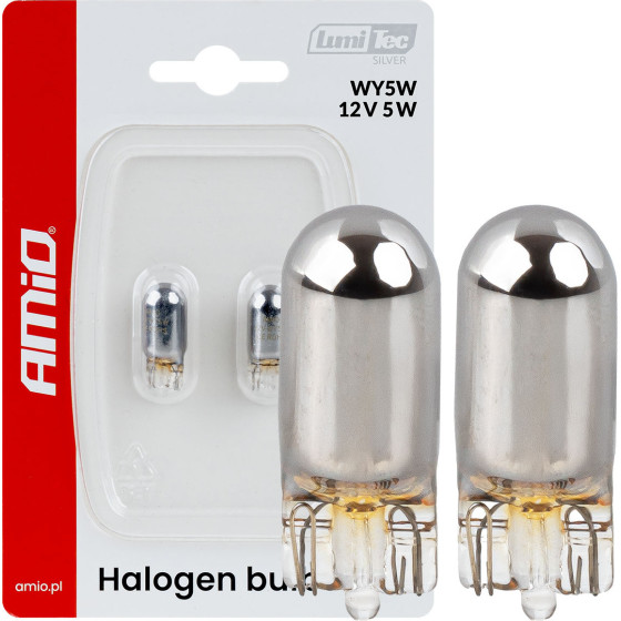 AMiO - ������ �������� WY5W W2.1x9.5d �������� 12V 5W �����/������ Lumitec ��� ������� ����� & ��������� - ��� 2 ���. (04628/AM) - (04628)