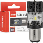 AMiO - Led Csp P21/5W BAY15d �������� 12V 66W 4800lm 6500K Full Canbus ��� ���� & ����� ������ ��� - 1 ���. (04689/AM) - (04689)