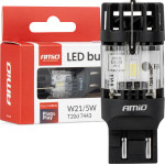 AMiO - Led Csp T20D W21/5W 7443 ������� 12V 66W 4800lm 6500K Full Canbus ��� ���� & ����� ������ ��� - 1 ���. (04687/AM) - (04687)