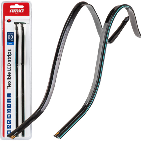 AMiO - ������ Led Cob 12V ���� 2x30cm Flexible ������� �������� ��� ������� & Dynamic Look - ��� 2 ���. (04578/AM) - (04578)