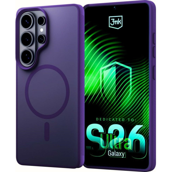 3MK Smoke Magcase For Samsung Galaxy S26 Ultra purple