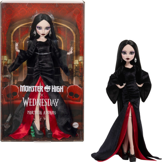Mattel: Monster High x Wednesday - Morticia Addams Doll (JLK99)