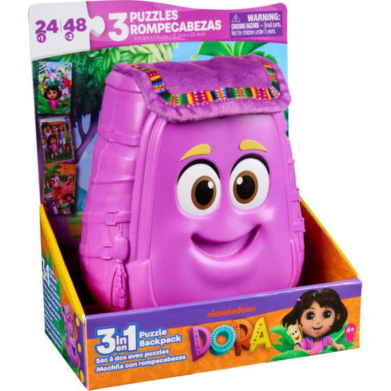 Spin Master Board Games: Dora - 3in1 Puzzle Backpack (6073966)