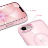 Tech-Protect Magmat Magsafe Iphone 16E / 17E Soft PINK/CLEAR