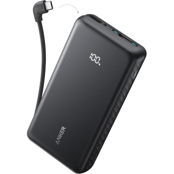 Anker Powerbank Zolo, 10000mAh, 22.5W, Qc + PD, Black - (A110DH11)