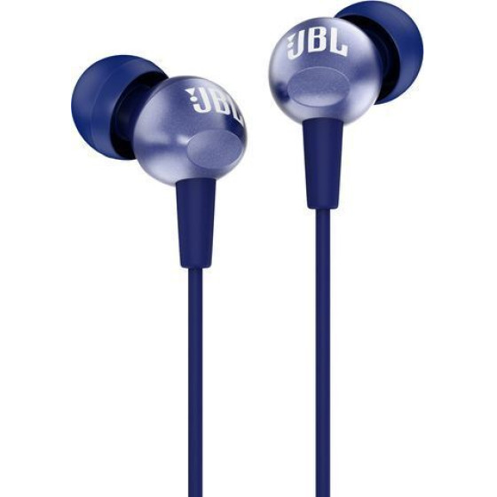 JBL Wire Earphones Jack 3,5 Mm C200Si blue