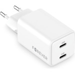 Forever TC-08-45CC Gan Pd Charger 2x USB-C 45W white