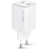 Forever TC-08-45CC Gan Pd Charger 2x USB-C 45W white